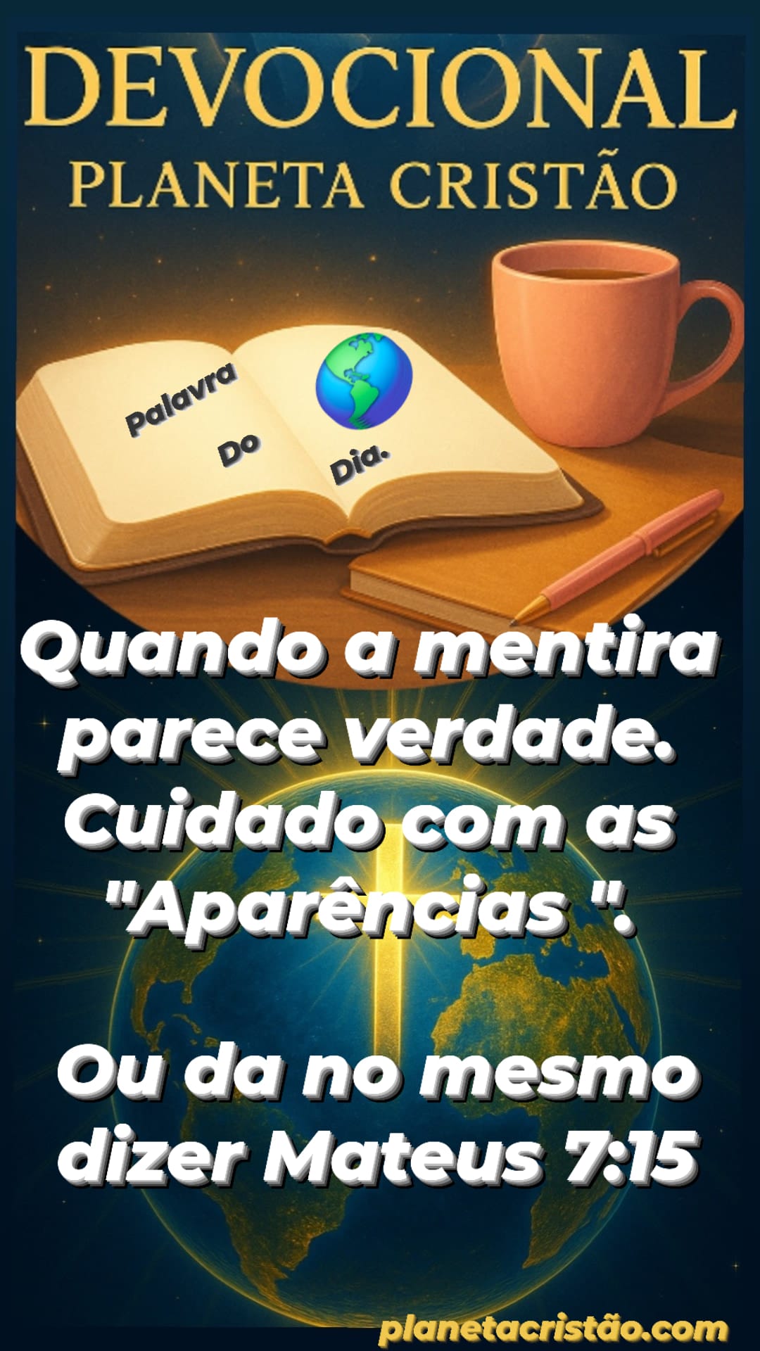 Nem tudo que é, é.