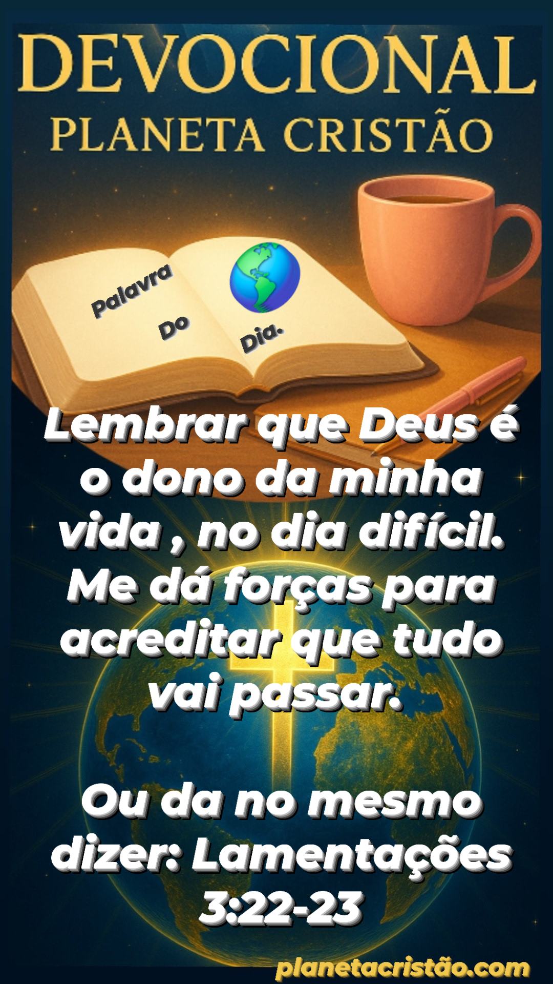 É pela misericórdia de Deus.