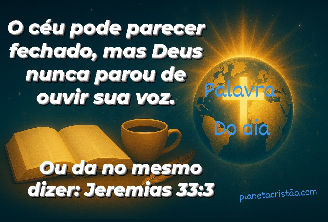 Deus escuta quem a ele ,Clama.