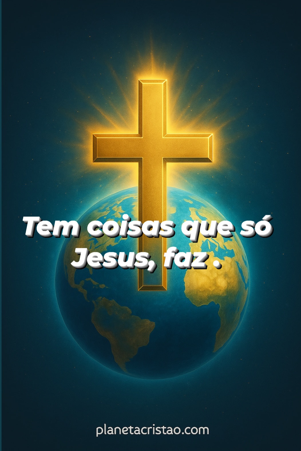 Tem coisas que só Jesus faz.