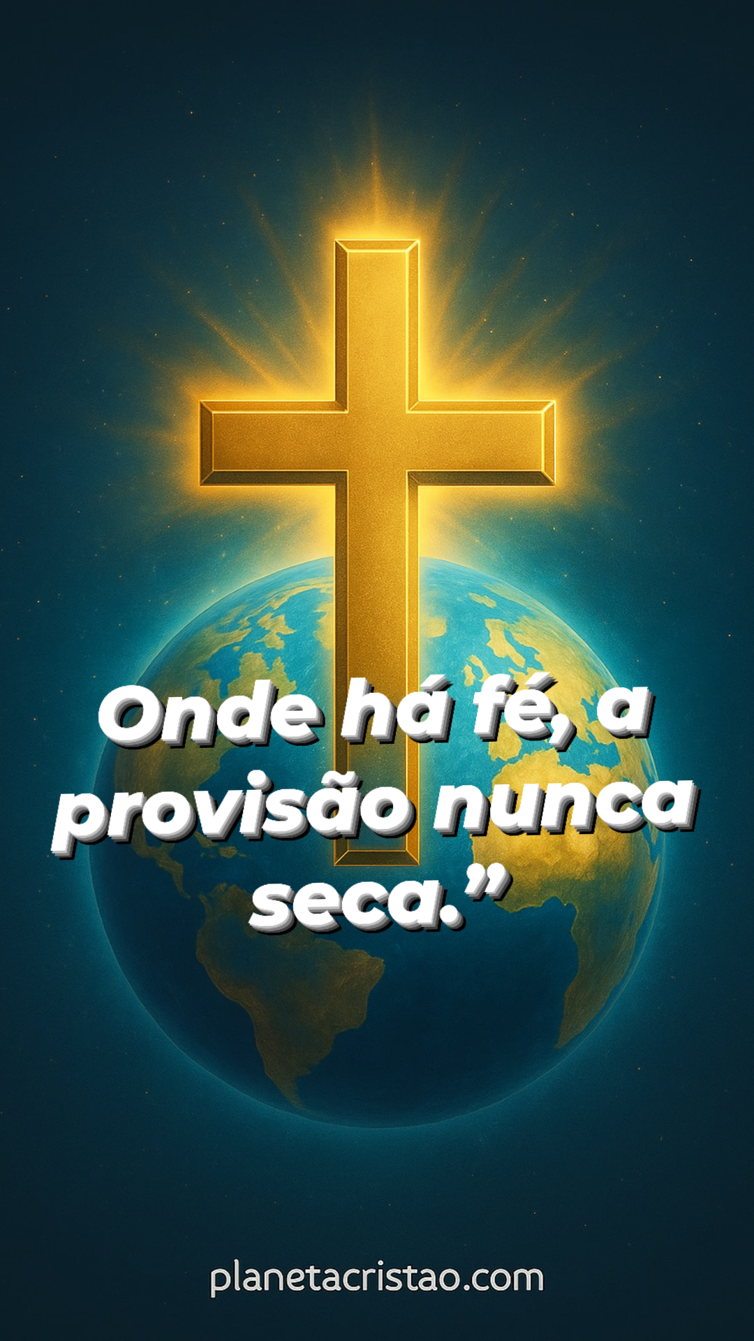 Aonde tem fé, não tem a dúvida