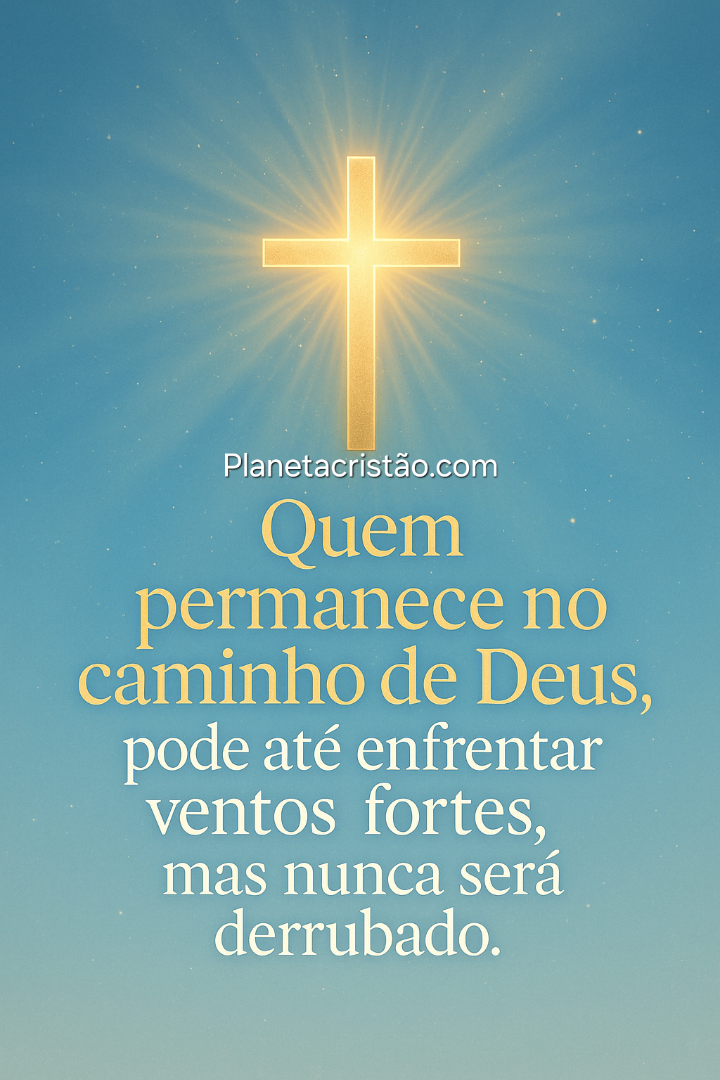 Quando o caminho é Jesus, o final é perfeito.