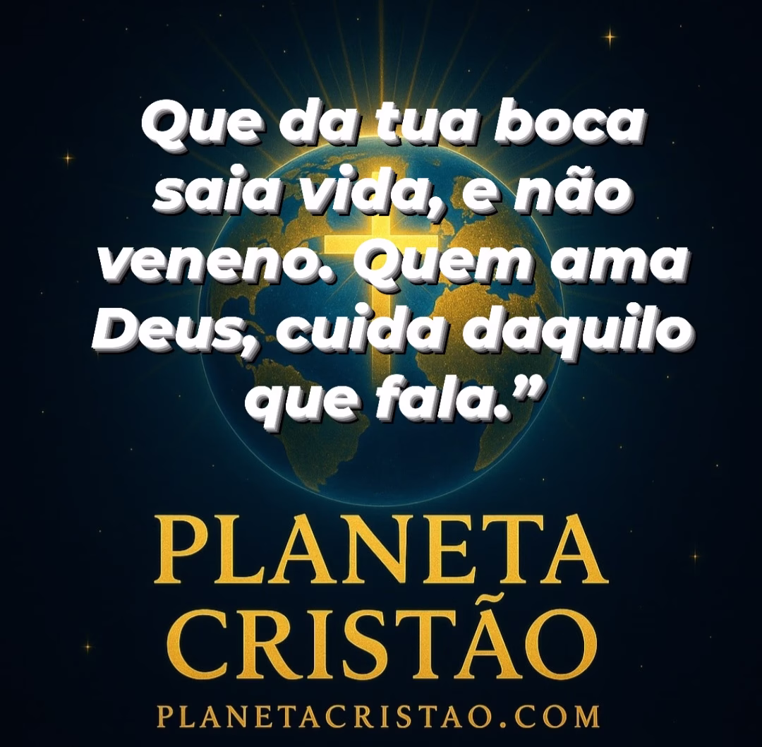 Que suas palavras seja bênção.