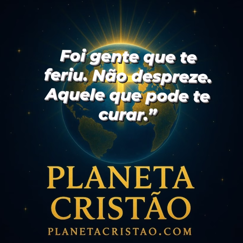 Ferido por gente ,nunca por Deus.