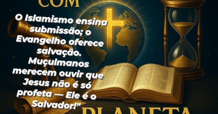 estudo bíblico com o Planeta Cristão sobre o islamismo e muçulmanos .