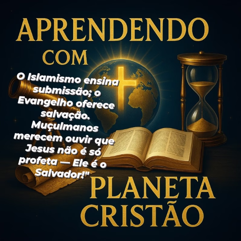 estudo bíblico com o Planeta Cristão sobre o islamismo e muçulmanos .