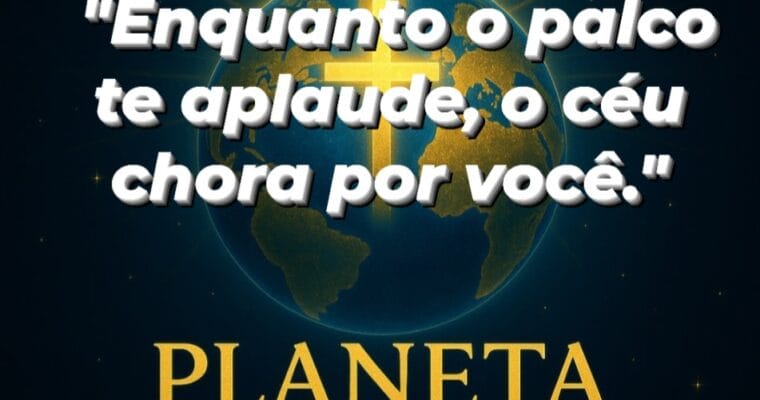 O Planeta Cristão tem a certeza de que palco não é chamado. Mas o evangelismo de pessoa a pessoa sim .