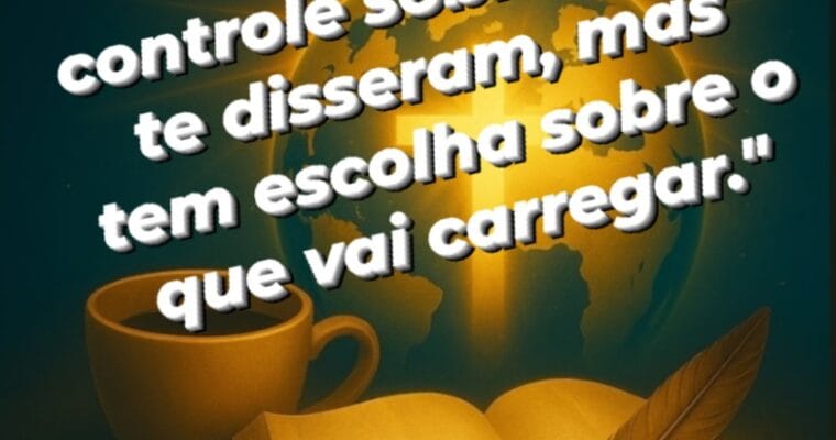 Hoje as mensagens bíblicas podem e vão te ajudar a entender muitas coisas. Mas Deus pode curar todas as suas feridas.