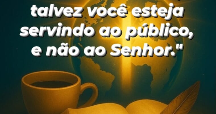O verdadeiro evangelismo confronta com a Palavra de Deus.
