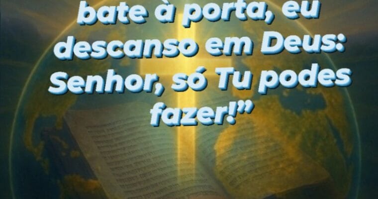 Declare que Fernandópolis, será conhecida como cidade que confessa:Senhor, só Tu podes fazer!”
