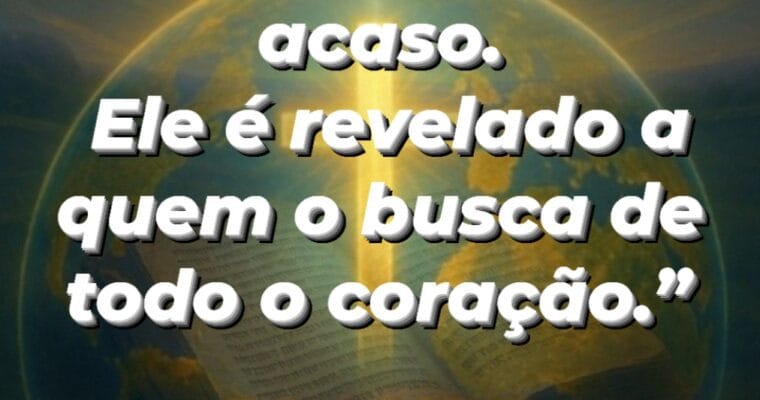 Quando a gente busca de verdade, Ele aparece. E quando Ele aparece, nada continua igual: o pecado perde força, a dor é curada e a alma é levantada.