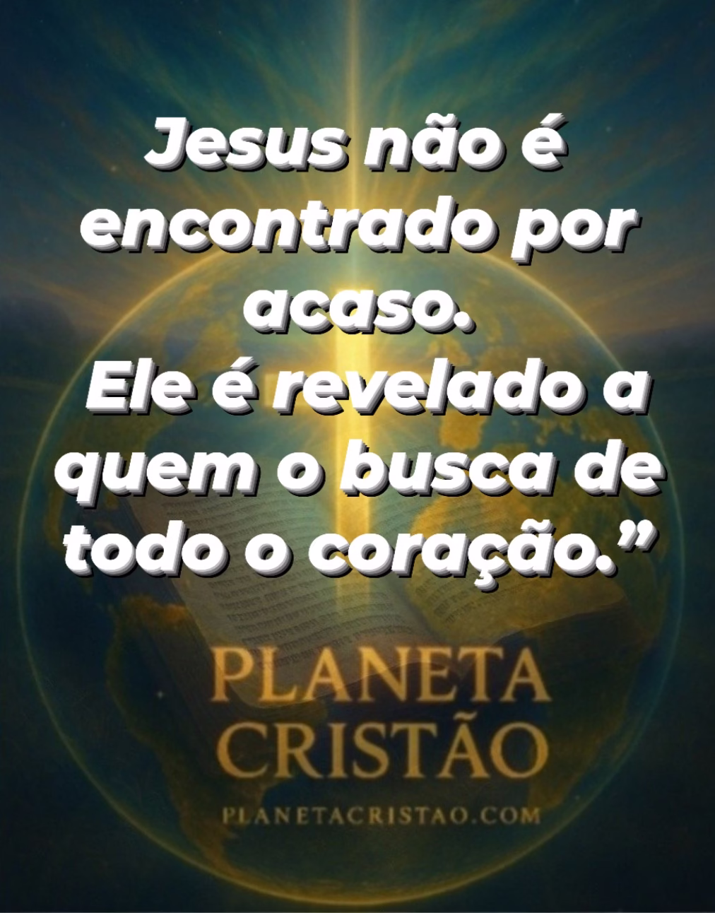 Quando a gente busca de verdade, Ele aparece. E quando Ele aparece, nada continua igual: o pecado perde força, a dor é curada e a alma é levantada.