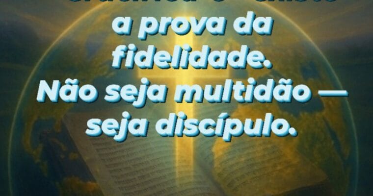 Hoje, o céu ainda pergunta:— Quem você quer que viva dentro de você: Barrabás, o símbolo do pecado?Ou Jesus, o Cordeiro que te redimiu?