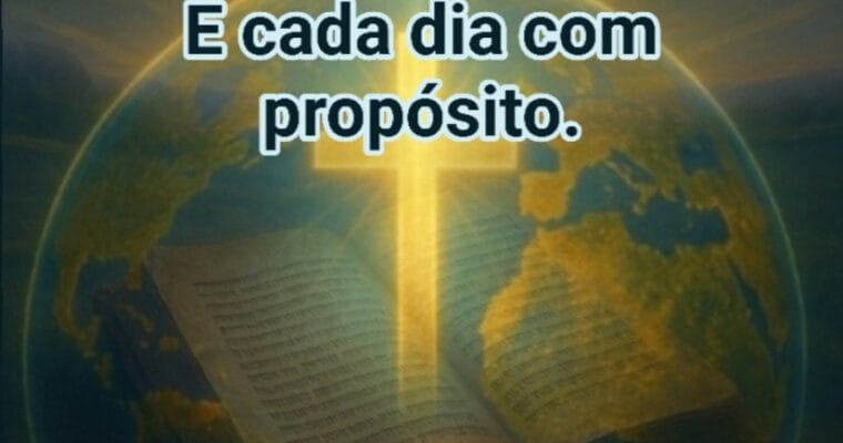 As misericórdias do Senhor se renovam a cada manhã — e isso é Deus dizendo: “Filho, filha, Eu estou com você de novo hoje.”