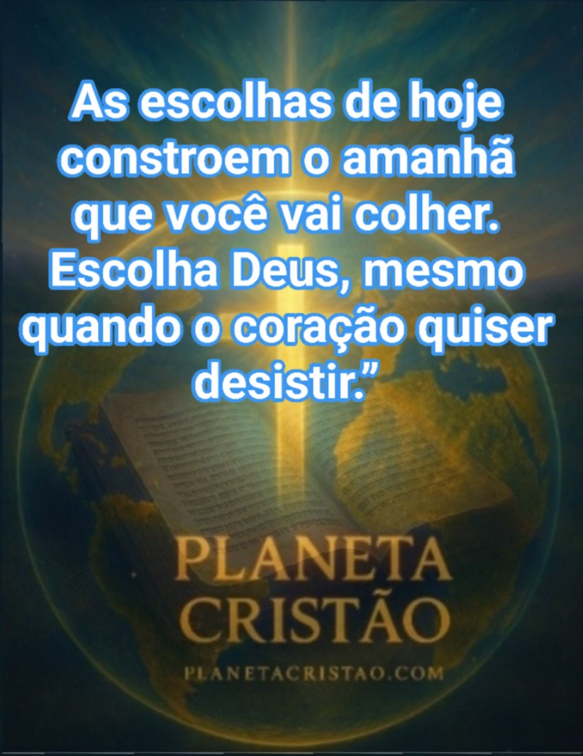 Escolher bem é escolher Cristo — mesmo quando o coração quer outra direção.