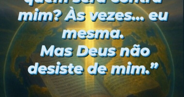 Mas quando esse “eu” se rende, o céu inteiro se move pra restaurar o que foi quebrado.