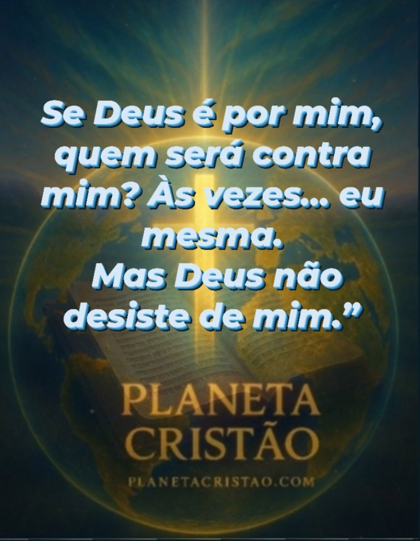 Mas quando esse “eu” se rende, o céu inteiro se move pra restaurar o que foi quebrado.