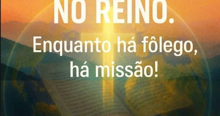O Senhor diz: “A obra ainda não terminou. Preparem-se, porque Eu ainda tenho muito mais para fazer!”
