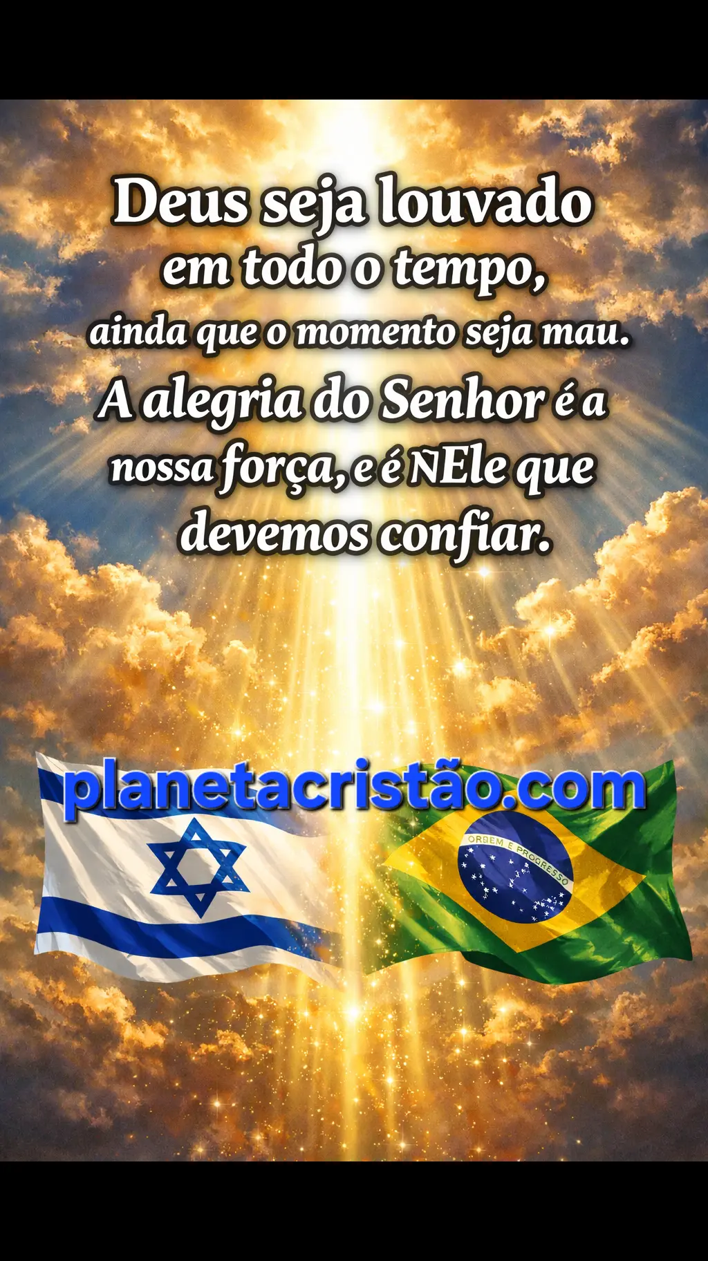 Por isso, louvamos em todo o tempo. No aperto e na vitória. Na espera e no cumprimento. Porque quem governa não dorme, não falha e não perde o controle.