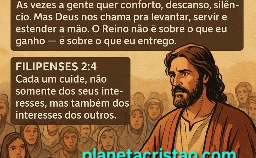 Não é sobre ter.<br>É sobre servir.<br>Não é sobre poucos.<br>É sobre muitos.<br><span style="font-size: 17px; font-weight: 400;"></span>