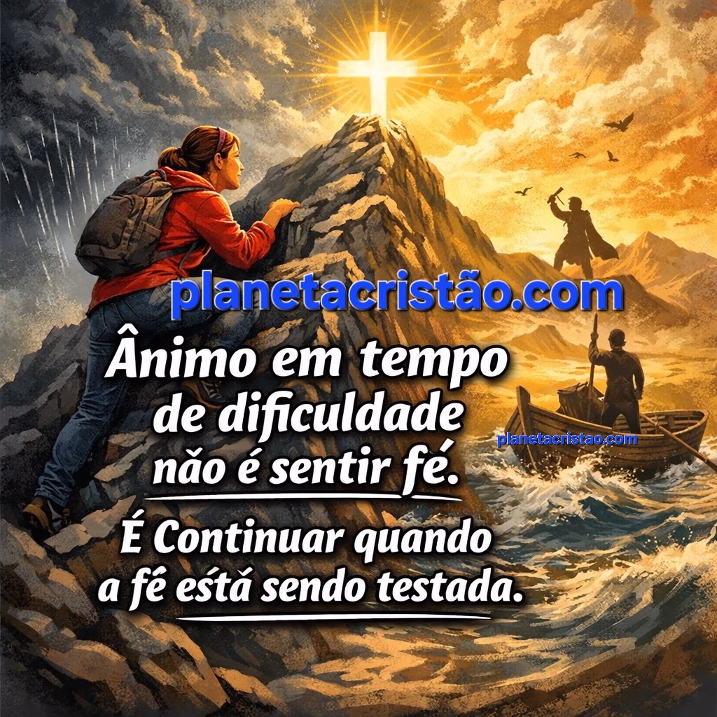 Quem supera a fé não é quem sente mais.É quem permanece.