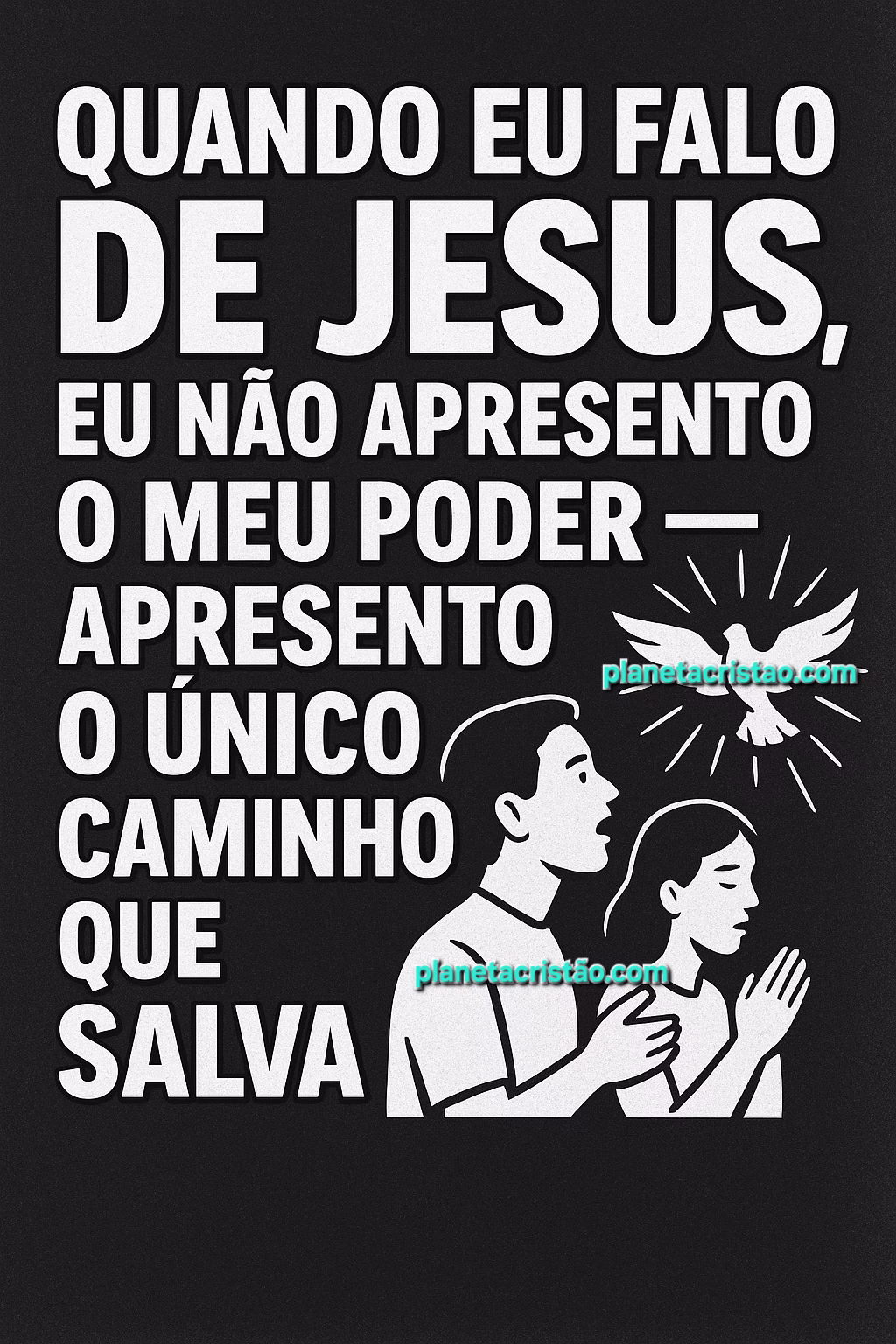 Fala. Mesmo tremendo. Mesmo gaguejando. Mesmo achando pouco.Jesus faz o resto.