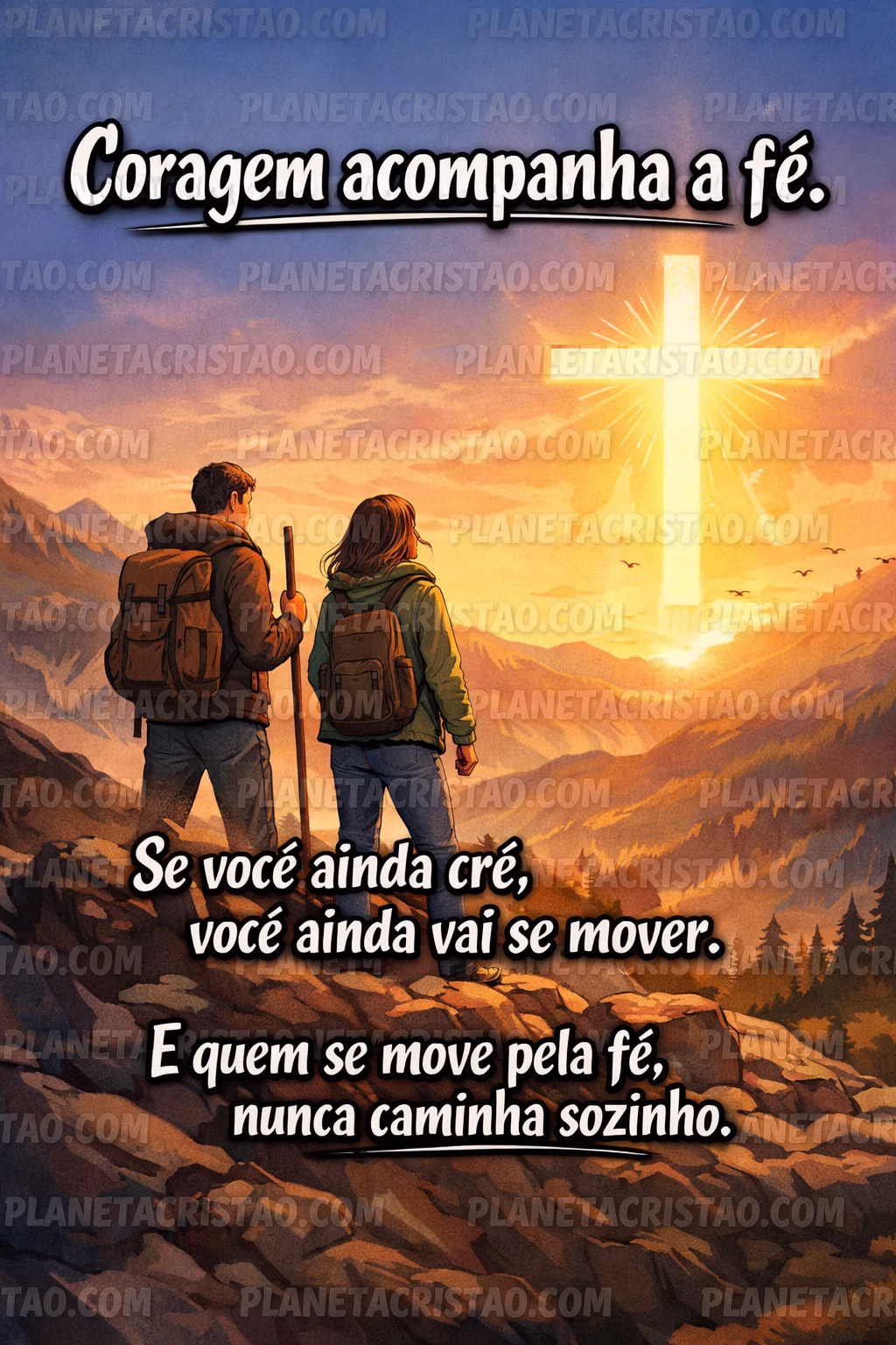 A fé me manteve de pé enquanto tudo dizia para eu desistir.E se a promessa se cumpriu, é porque Deus nunca se esqueceu.