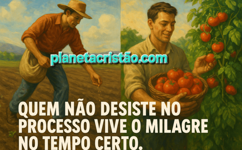 O tempo de Deus nunca atrasa, e quando Ele manda o tempo da colheita, ninguém segura.<br><span style="font-size: 17px; font-weight: 400;"></span>