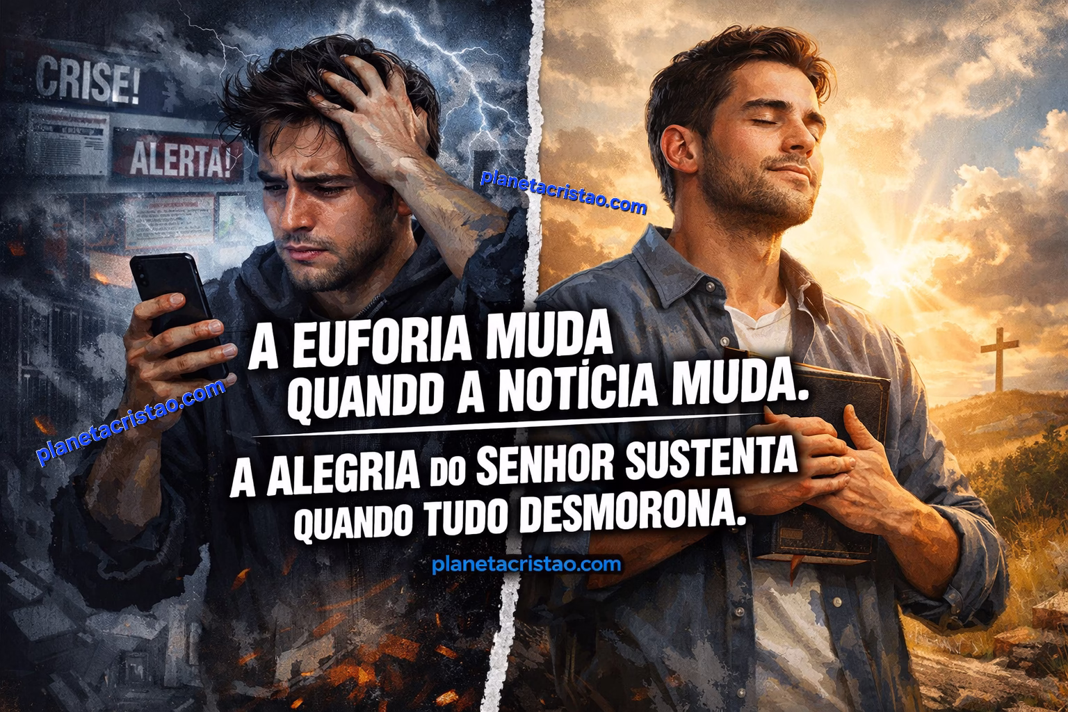 “A alegria do Senhor não me faz rir sempre, mas me faz permanecer todos os dias.”