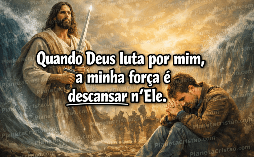 Confiar é descansar em Deus, se movimentando em obediência.