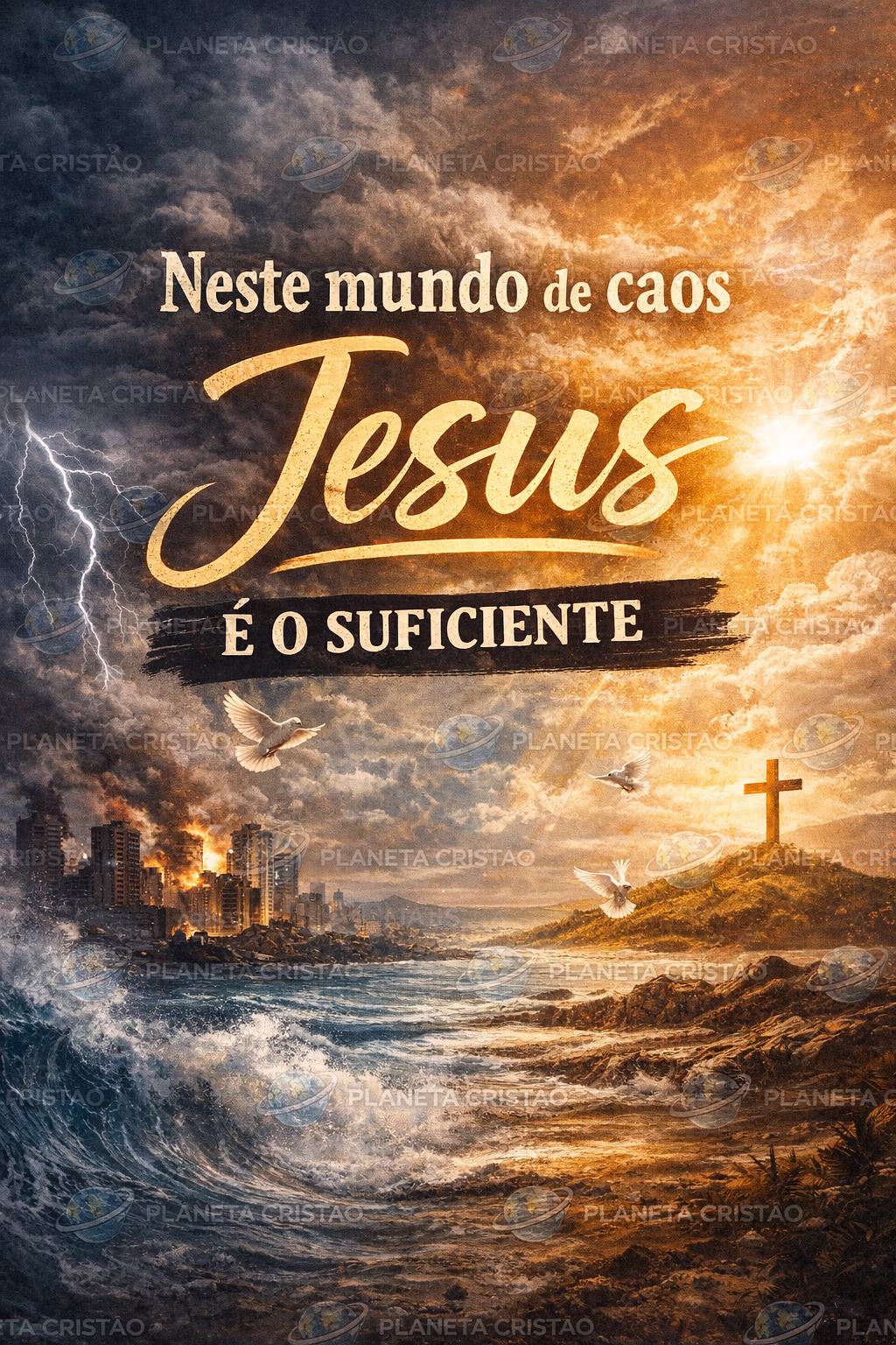 Jesus para o Planeta Cristão é e sempre será suficiente. Então Jesus para o Planeta Cristão é tudo.