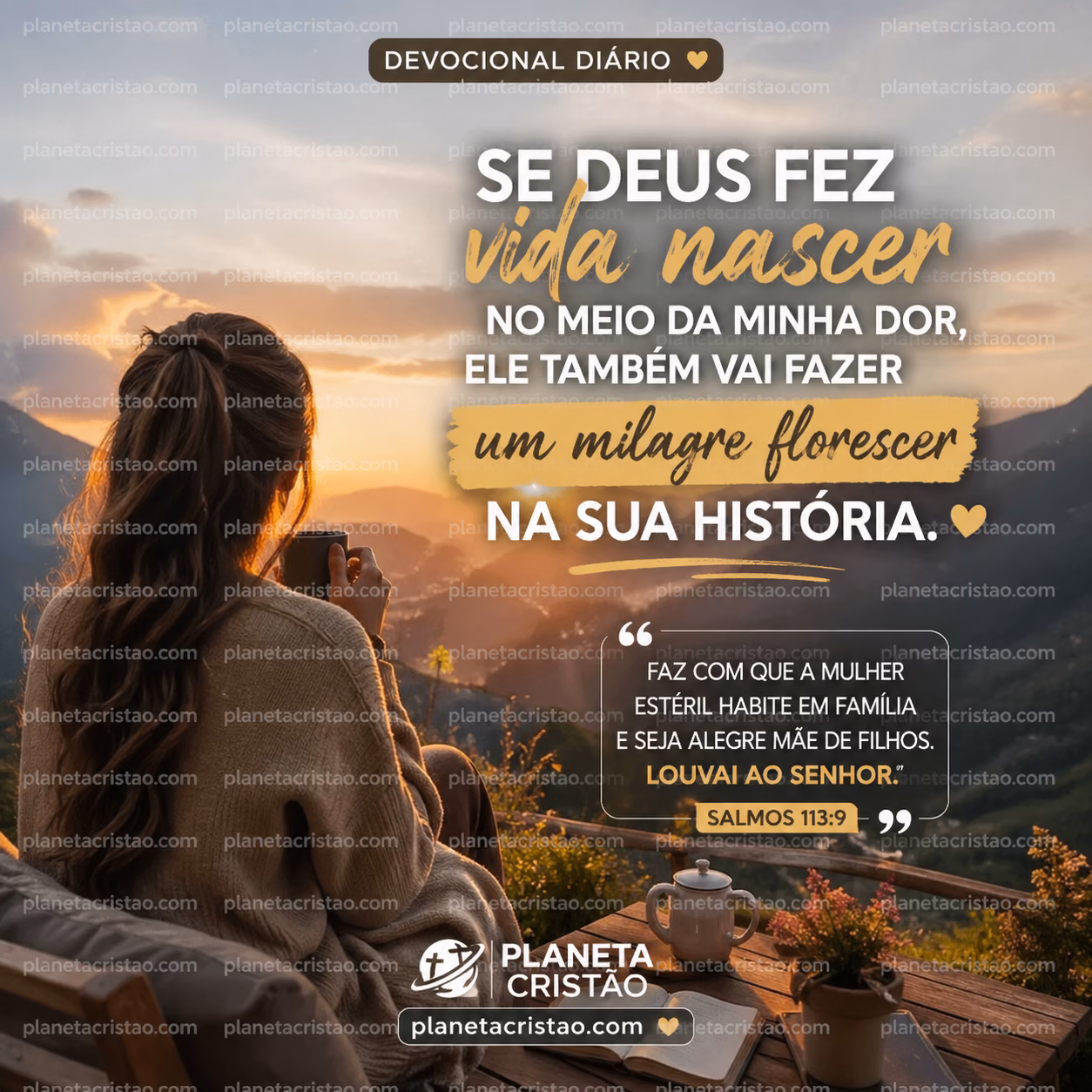 Deus sempre faz milagre no seu impossível amém