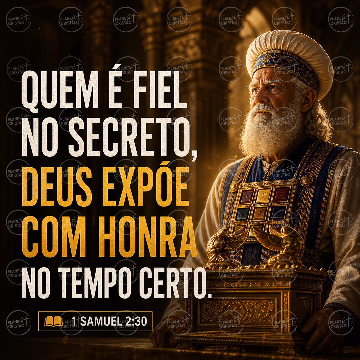 Fiel no secreto, honrado no público” Eu creio